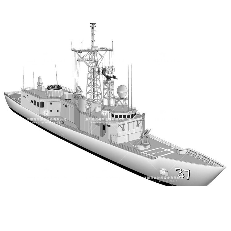 安定充气侦查船模型